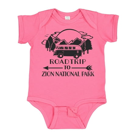 

Inktastic Road Trip to Zion National Park Gift Baby Boy or Baby Girl Bodysuit