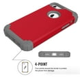 thumbnail image 4 of JTCASES for iPhone 7 / 8 / SE 2022 & 2020 Case, Drop Resistant Corners, Wireless Charging, Heavy Duty Shockproof Hybrid Hard PC Bumper, Camera Protection, Skin-feel Anti-scratch Tough Cover, Red, 4 of 7