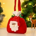 thumbnail image 2 of Odeerbi Christmas Gift Bag Brushed Cloth Candy Bag Gift Decoration Beam Drawstring Bag White, 2 of 4