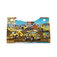 thumbnail image 4 of Lsque Different Construction Site Vehicles Printed Long Tissue Box Cover Holder, Facial Paper Organizer Dispenser,Triangle with Bottom Belt, PVC Leather Decorative Organizer, 4 of 9