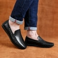 thumbnail image 6 of Men's Casual Loafers Slip On Leather Shoes Lightweight Driving Shoes Moccasins Classic Penny Loafer Flats Boat Shoes, 6 of 10