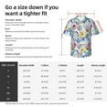 thumbnail image 4 of Picia Cactus1 Gentle Cotton Regular Fit Short Sleeve Casual Hawaiian Shirt for Men-XX-Large, 4 of 9