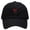 Black, variant on Classic Washed Denim Heart Baseball Cap Unisex Adjustable Casual Hat for Daily Commute Outdoor Activities Orange,One Size