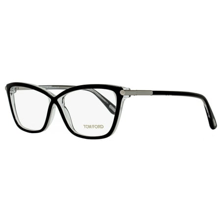 Tom Ford Butterfly Eyeglasses TF5375 005 Size: 53mm Black/Crystal FT5375