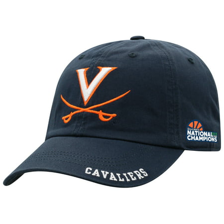 Virginia Cavaliers Top of the World 2019 NCAA Men's Basketball National Champions Adjustable Hat - Navy - OSFA