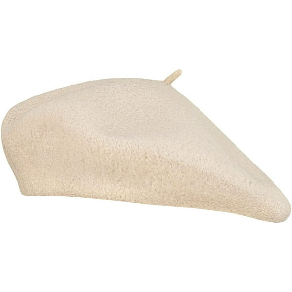 Women Wool Beret Hat French Style Solid Color
