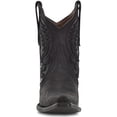 thumbnail image 3 of Circle G by Corral Womens Embroidered And Inlay Snip Toe Cowboy  Ankle Boot, 3 of 5