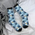 thumbnail image 5 of KLL Airplanes and Aviation Signs Print Cool Socks Men's Women's Crew Socks Funny Crazy Novelty Stockings, 5 of 6