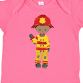 thumbnail image 4 of Inktastic African American Boy, Fireman, Firefighter Boys Baby Bodysuit, 4 of 5