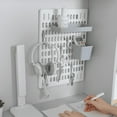thumbnail image 2 of Kitchen Storage Rack Storage Shelf Floor Multi-layer Wall-mounted Storage Rack Punch-free Kitchen Hanger Hole Board, 2 of 5