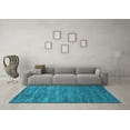 thumbnail image 3 of Ahgly Company Indoor Rectangle Oriental Light Blue Industrial Area Rugs, 4' x 6', 3 of 4