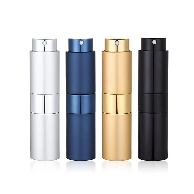 Atomizador de perfume de viaje recargable CHAO 8 ml 4 piezas a prueba de fugas