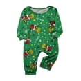 thumbnail image 2 of Holiday Christmas Pajamas Family Matching Pjs Set Christmas Parent-Child Family Set Homewear Pajamas All-in-One Pajamas Christmas Pjs for Family Baby, 6 Months, 2 of 4