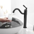 thumbnail image 3 of Grifo de agua fría y caliente para lavabo, grifo de galvanoplastia de baño antiguo para el hogar, grifo de agua fría y caliente antiguo negro para inodoro, 3 of 5