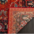 thumbnail image 4 of SAFAVIEH Vintage Hamadan Vinal Traditional Runner Rug, Orange/Navy, 2'3" x 12', 4 of 7