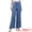 Blue, variant on DARING DIVA Women's Wide Leg Jeans Casual Loose Fit Denim Pants X-Small Blue