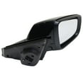 thumbnail image 4 of For Buick Allure 2010 Door Mirror Passenger Side | Power Glass | Heated | Manual Folding | Paintable | Non-Towing | Replacement For GM1321423 | 20757719, 4 of 7