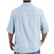 thumbnail image 5 of Camisetas Elvqul para Hombre Lino Economicas Azul Celeste Algodón Manga Corta sin Estampado Solapa, 5 of 5