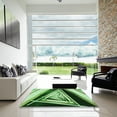 thumbnail image 6 of Ahgly Company Indoor Square Patterned Deep Emerald Green Area Rugs, 4' Square, 6 of 6