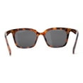 thumbnail image 4 of Minimal Gentlemans Hipster Horn Rim Plastic Sunglasses Tortoise - Black, 4 of 4
