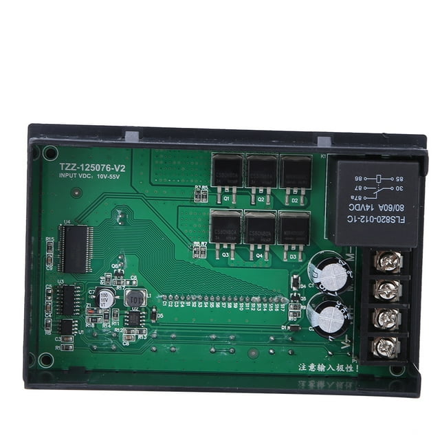 Regulador De Motor De CC Con Cepillo, Controlador De Velocidad Del Motor De Cepillo Integrado Multifunción, DC10 ~ 55V