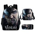 thumbnail image 1 of 3 Piece Venom Fashion Backpack Suit, Boy Backpack With Lunch Box, Pencil Case, School Bag, Backpack, Travel-HAPDEN, 1 of 4