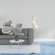 thumbnail image 2 of Estatua de gato, figura abstracta, escultura de resina, adorno de escritorio, diseño creativo, pieza decorativa, artesanía artística, adecuada para la, 2 of 8