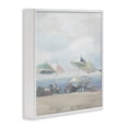 thumbnail image 2 of Stupell Industries Coastal Subtle Beach Breeze Scene White Framed Giclee Art, 24 x 24, by Liz Jardine, 2 of 7