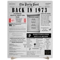 thumbnail image 1 of The Party Post 51st Birthday Party Decorations Poster Born in 1973, 1 of 4