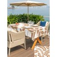 thumbnail image 5 of Outdoor Tablecloth with Umbrella Hole for Patio/Picnic/Party/Camping, Brown Leaves Waterproof Table Cloth Rectangle Table Cover Washable, Summer Farmhouse Botanical Leaf Branch (60"x 120"), 5 of 9