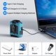 thumbnail image 3 of Ventilador portátil PlanCiti con clip para cintura, 10000 mAh, con linterna, azul, 3 of 7