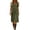 Army Green, variant on Tqcoqu Cotton Linen Dresses for Women,Short Sleeve Button V Neck Midi Dresses,Boho Vacation Casual Sundress,Army Green Women's S-XXL