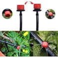 thumbnail image 3 of 100pcs Adjustable Drippers Irrigation System, Plastic Adjustable Drippers Misting Sprinkler DIY for Drip Micro Drip Irrigation Greenhouse DIY Garden, Plant, 3 of 5
