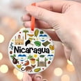 thumbnail image 4 of Nicaragua Christmas Ornament, Ceramic/Acrylic Ornament, Keepsake for Mother’s Day, Valentine’s Day Decoration, Festive Gift Ornament, Heirloom 2025, 4 of 5