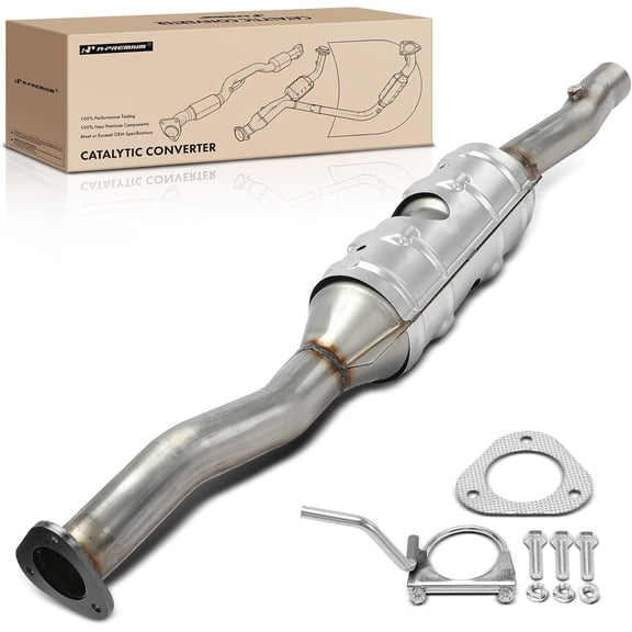 A-Premium Catalytic Converter with Gasket Kit Direct-Fit Compatible with Ford F-250 Super Duty, F-350 Super Duty, Excursion 2000-2005, 5.4L 6.8L, E.P.A. Compliant
