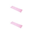 thumbnail image 4 of Kearding Camino de de fieltro Patrón de flores de estilo simple Reemplazo portátil de color sólido Mantel individual de escritorio para Rosa 2piezas, 4 of 6