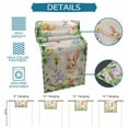 thumbnail image 6 of Happy Easter Bunny Table Runner 48 Inches Long Farmhouse Dress Scarves, Spring Floral Burlap Sage Green Plaid Dining Tablerunner for Coffee Table/Kitchen Island/Party Décor, 13" x 48", 6 of 8