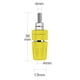 thumbnail image 4 of Terminal de toma de banana de 20 A, conector de toma de banana con conexión a tierra Amarillo, 4 of 4