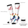 thumbnail image 4 of Naloa Lgbt Gnome Thigh High Socks Extra Long Stretchy Sock Women Over Knee High Opaque Stocking Daily Wear, 4 of 6