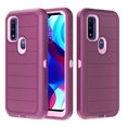 thumbnail image 4 of TASHHAR Moto G Play 2023 Case with Screen Protector Military Grade Full Body Multilayer Drop Shock Protection Rugged Durable for Motorola G Play 2023 Phone - Wine Pink, 4 of 8