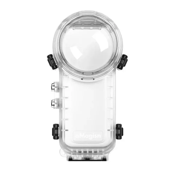 Insta360 X4 50M Waterproof Invisible Diving Case with Quick Release, Anti-Fog Inserts, Optical Glass Lens, and Storage Bag – Underwater Housing for Vertical & Horizontal Shooting