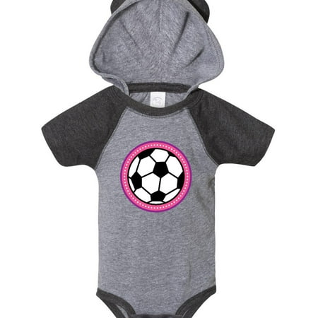 

Inktastic Soccer Player Girls Sports Ball Gift Baby Girl Bodysuit