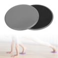thumbnail image 6 of 2x Core Sliders for Working Out Dual Sided Discs Lightweight Gift Workout Equipment Strength Home Exercise Improve Balance Gray, 6 of 8