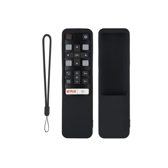Funda de Silicona CONTROL EXPERT Negro para Control TCL RC802V Smart TV Protector