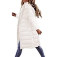 thumbnail image 4 of Long Jacket Women's Down Vest With Hood Winter Warm Long Vest Sleeveless Long Quilted Vest Lightweight Winter Jacket Down, 4 of 5