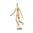 thumbnail image 2 of veasfak Artist Mannequin Model Flexible Body Joints with Stand Human Figure Puppet Model XL, 2 of 9