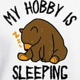 thumbnail image 3 of CafePress - My Hobby Is Sleeping Chill Grizzly Bear - Pullover Hoodie, Hooded Sweatshirt, 3 of 4