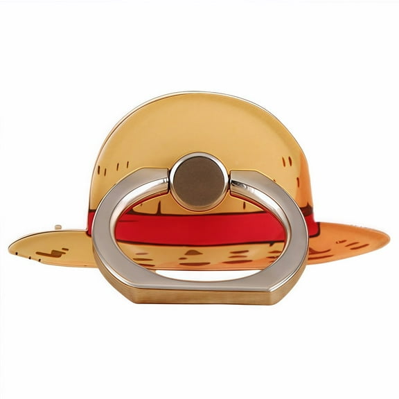 2-Pack Acrylic One Piece Anime Cartoon Phone Ring Stands - Non-Slip Desktop Holder, Cute Kawaii Decor Ins Aesthetic Gift