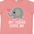thumbnail image 4 of Inktastic Nana Loves Me Gift For Grandkids Boys or Girls Toddler T-Shirt, 4 of 5