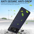 thumbnail image 5 of Funda Con Tapa A Prueba De Golpes De Cuero Pu Con Textura Cruzada Compatible Con Samsung Galaxy Z Flip3 5G Funda Protectora Rígida Plegable Para Pc Cateissary EL017733-01, 5 of 5